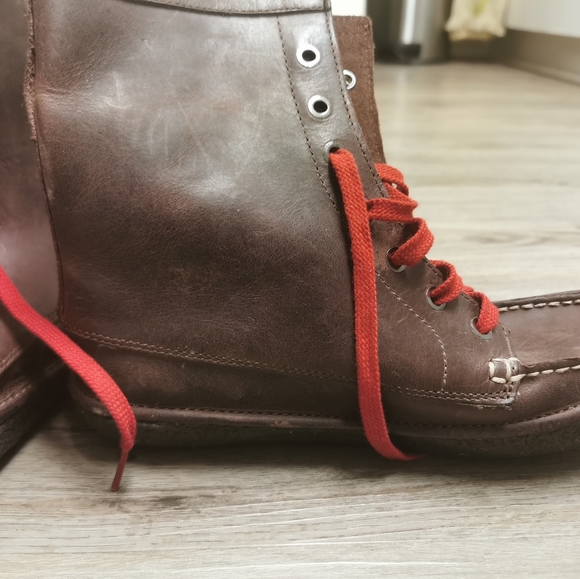 Nwob, SeaVees walnut leather boots, 9.5 - Picture 7 of 8